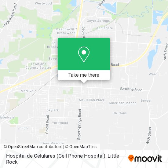 Hospital de Celulares (Cell Phone Hospital) map