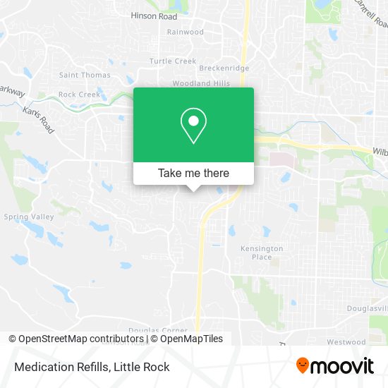 Medication Refills map