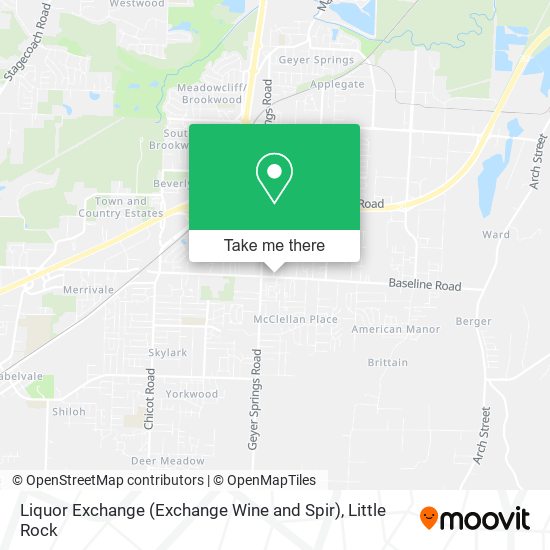 Mapa de Liquor Exchange (Exchange Wine and Spir)