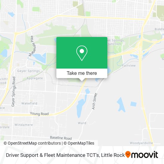 Driver Support & Fleet Maintenance TCT's map