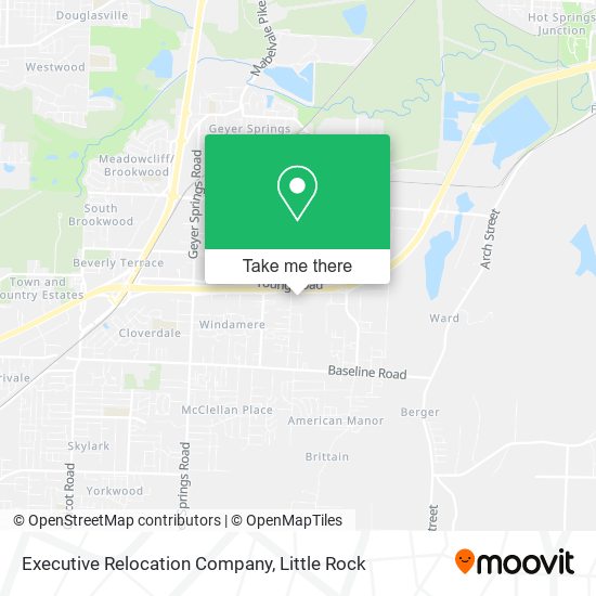 Executive Relocation Company map