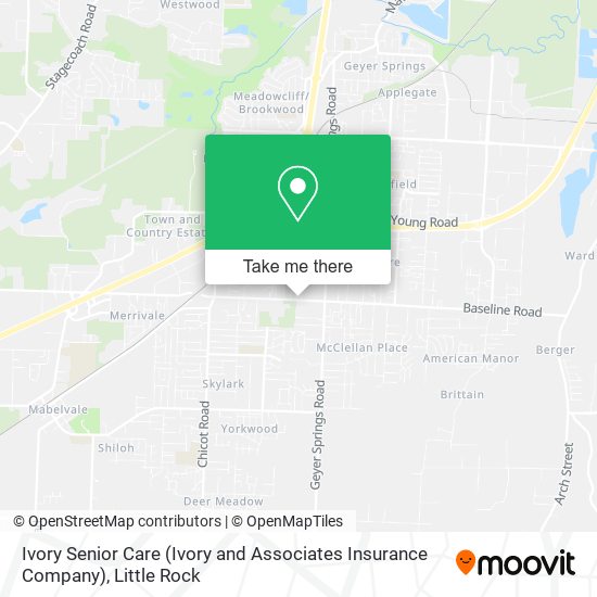 Ivory Senior Care (Ivory and Associates Insurance Company) map