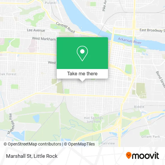 Marshall St map