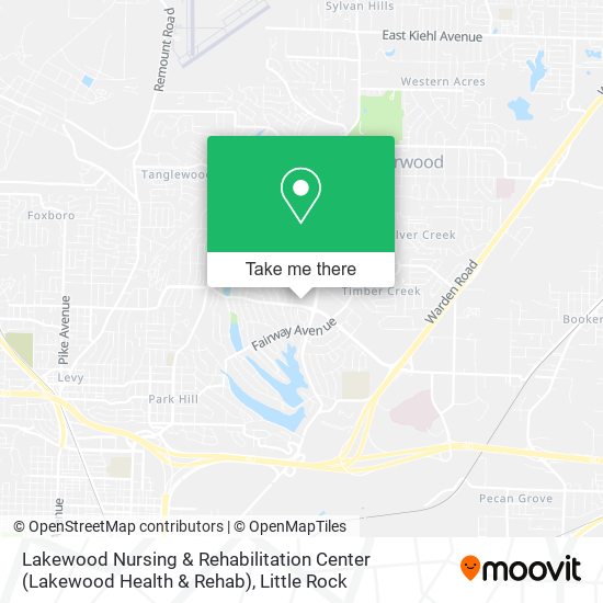 Lakewood Nursing & Rehabilitation Center (Lakewood Health & Rehab) map