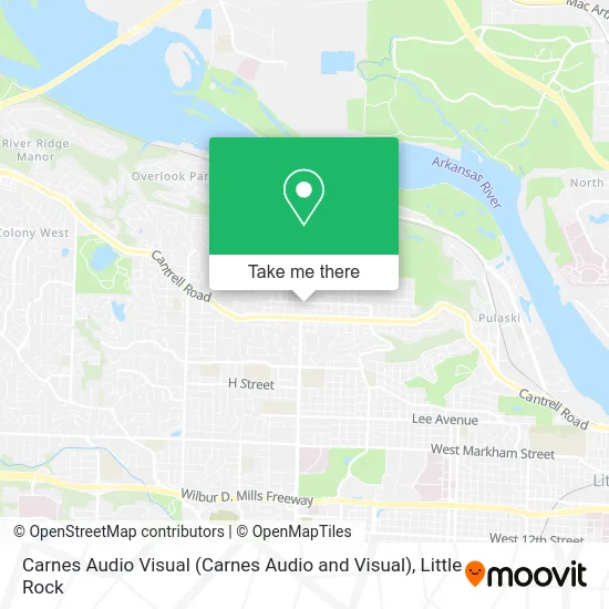 Carnes Audio Visual map