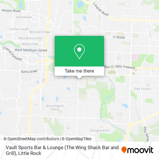 Mapa de Vault Sports Bar & Lounge (The Wing Shack Bar and Grill)