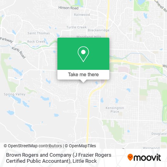 Brown Rogers and Company (J Frazier Rogers Certified Public Accountant) map