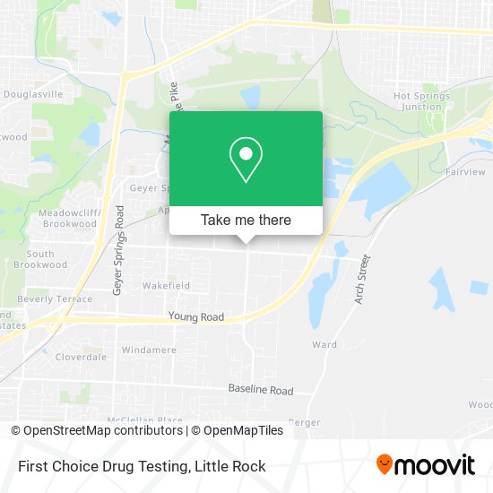 First Choice Drug Testing map