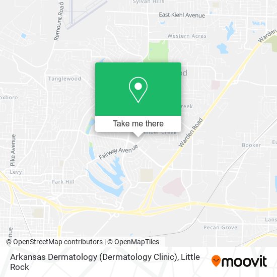 Mapa de Arkansas Dermatology (Dermatology Clinic)
