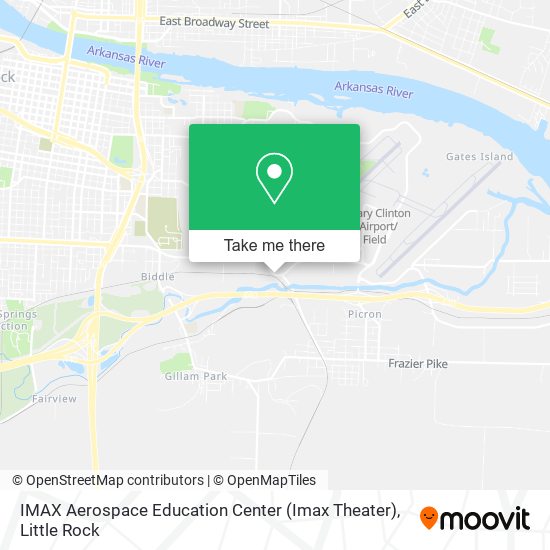 Mapa de IMAX Aerospace Education Center (Imax Theater)