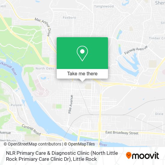 NLR Primary Care & Diagnostic Clinic (North Little Rock Primiary Care Clinic Dr) map