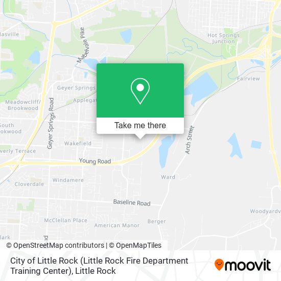 City of Little Rock (Little Rock Fire Department Training Center) map