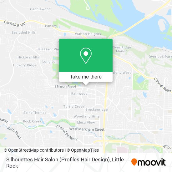 Silhouettes Hair Salon (Profiles Hair Design) map