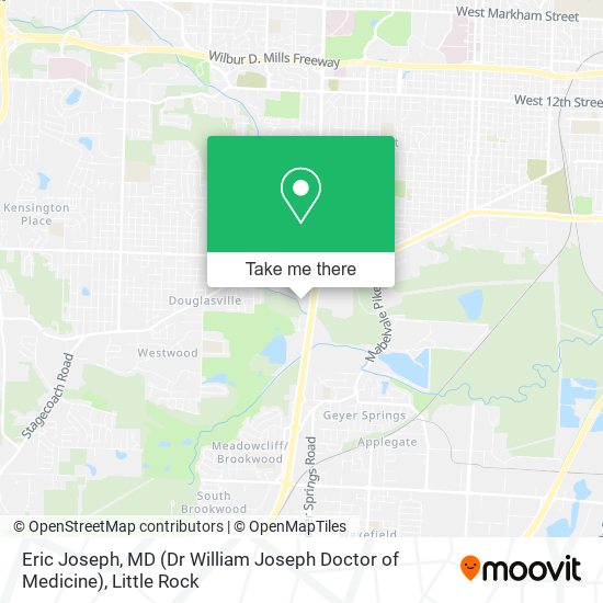 Mapa de Eric Joseph, MD (Dr William Joseph Doctor of Medicine)