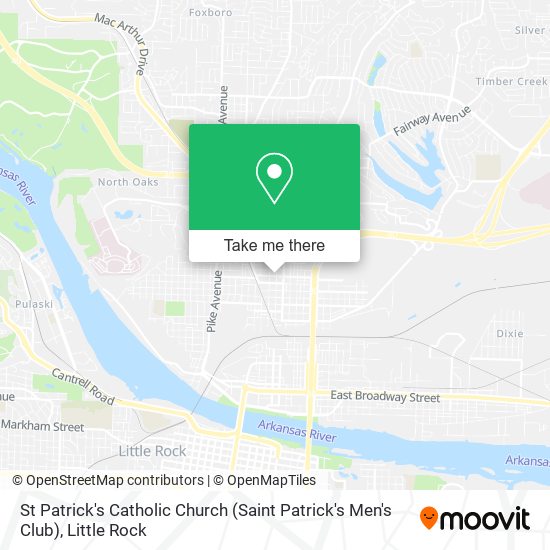 Mapa de St Patrick's Catholic Church (Saint Patrick's Men's Club)