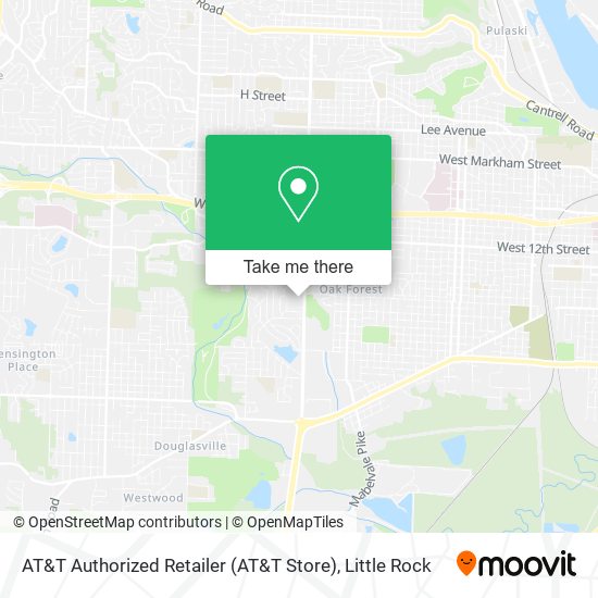 Mapa de AT&T Authorized Retailer (AT&T Store)