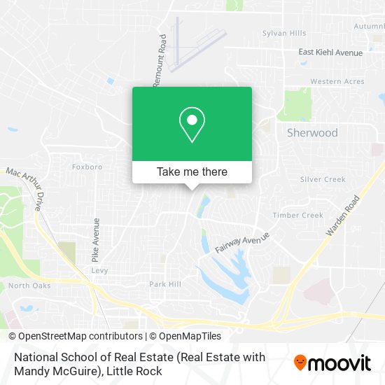 Mapa de National School of Real Estate (Real Estate with Mandy McGuire)