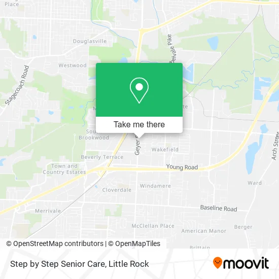Mapa de Step by Step Senior Care