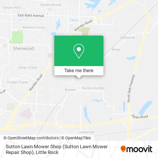 Sutton Lawn Mower Shop map