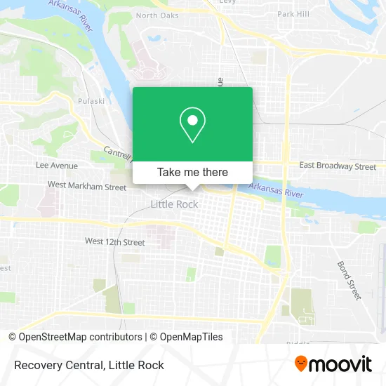 Recovery Central map