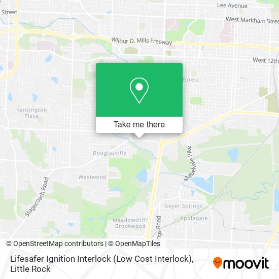 Lifesafer Ignition Interlock (Low Cost Interlock) map