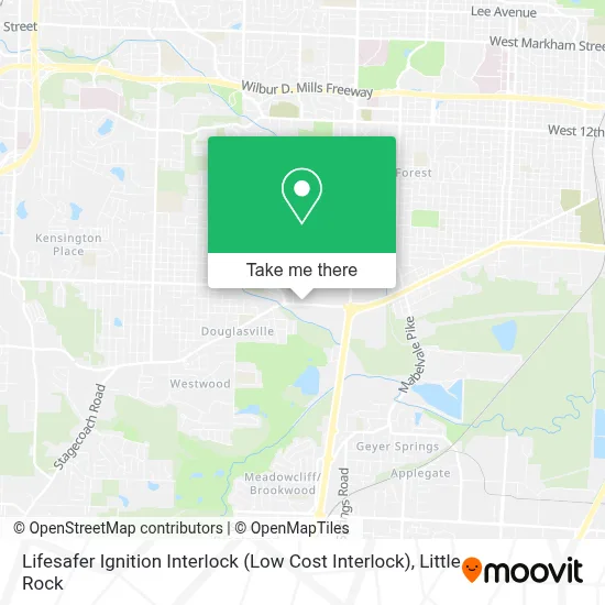 Lifesafer Ignition Interlock (Low Cost Interlock) map