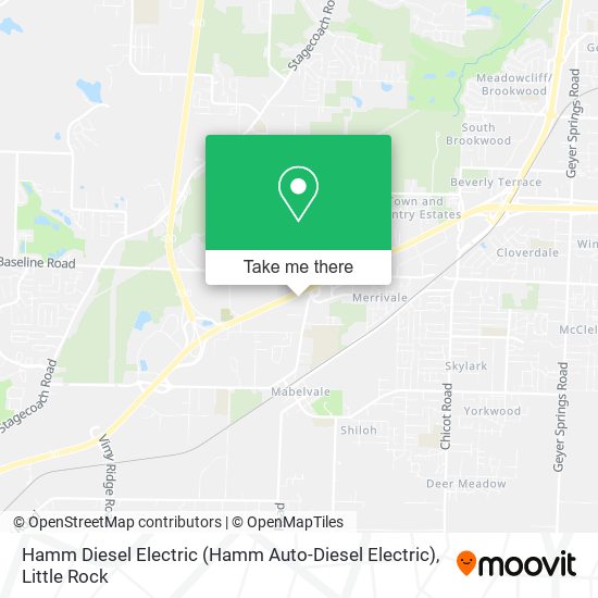 Mapa de Hamm Diesel Electric