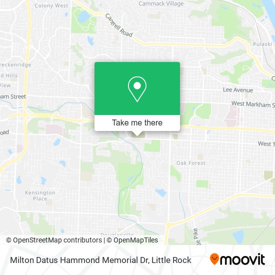 Milton Datus Hammond Memorial Dr map