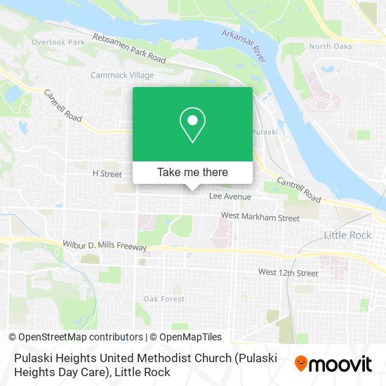 Pulaski Heights United Methodist Church (Pulaski Heights Day Care) map