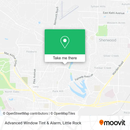 Advanced Window Tint & Alarm map