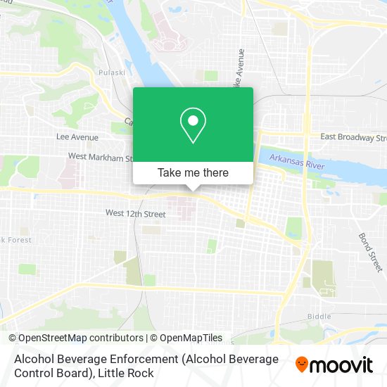 Mapa de Alcohol Beverage Enforcement (Alcohol Beverage Control Board)