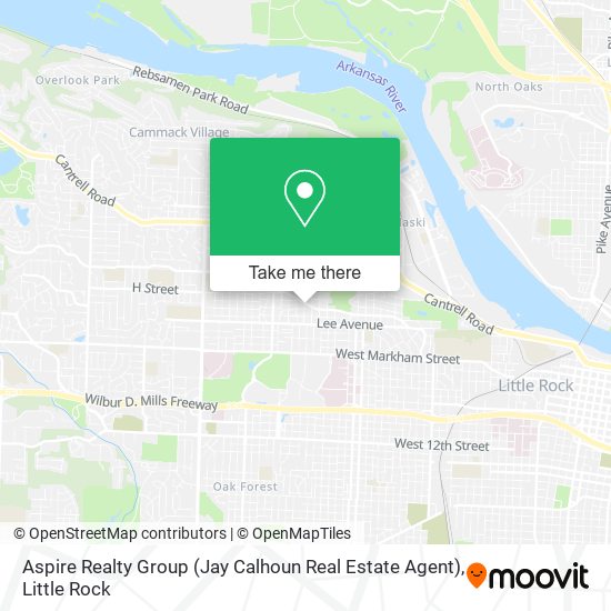 Mapa de Aspire Realty Group (Jay Calhoun Real Estate Agent)