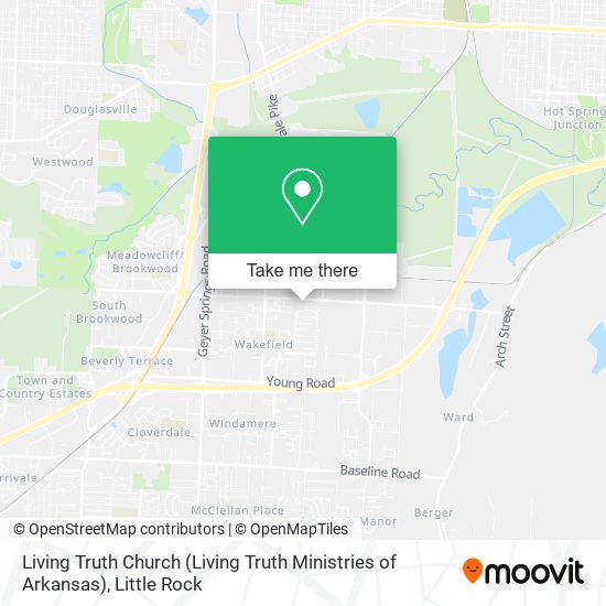 Living Truth Church (Living Truth Ministries of Arkansas) map