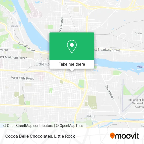 Cocoa Belle Chocolates map