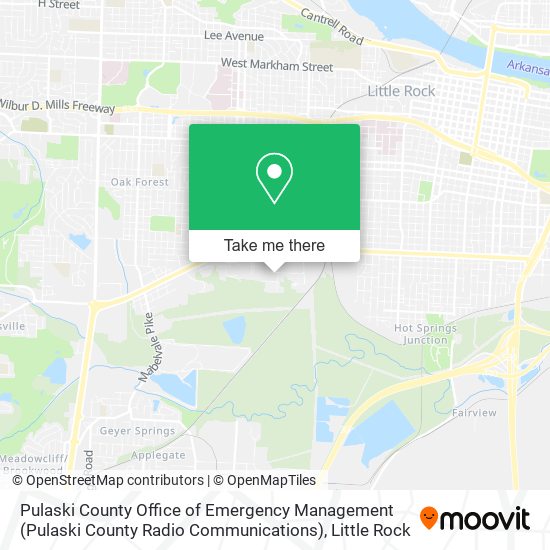 Pulaski County Office of Emergency Management (Pulaski County Radio Communications) map