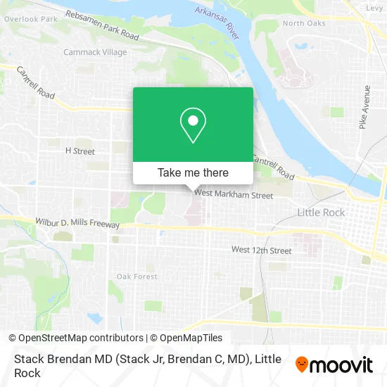 Mapa de Stack Brendan MD (Stack Jr, Brendan C, MD)