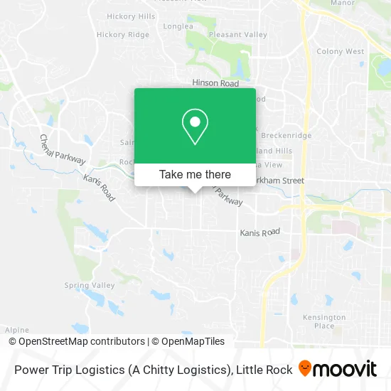 Mapa de Power Trip Logistics (A Chitty Logistics)