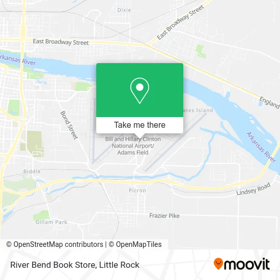 River Bend Book Store map