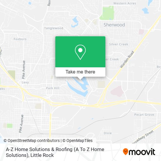 Mapa de A-Z Home Solutions & Roofing