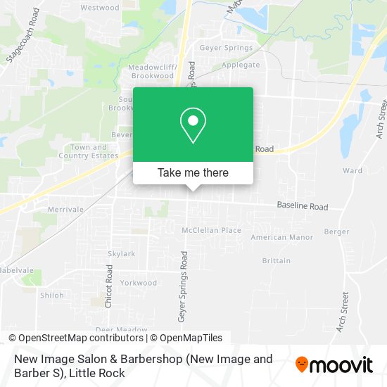 Mapa de New Image Salon & Barbershop (New Image and Barber S)