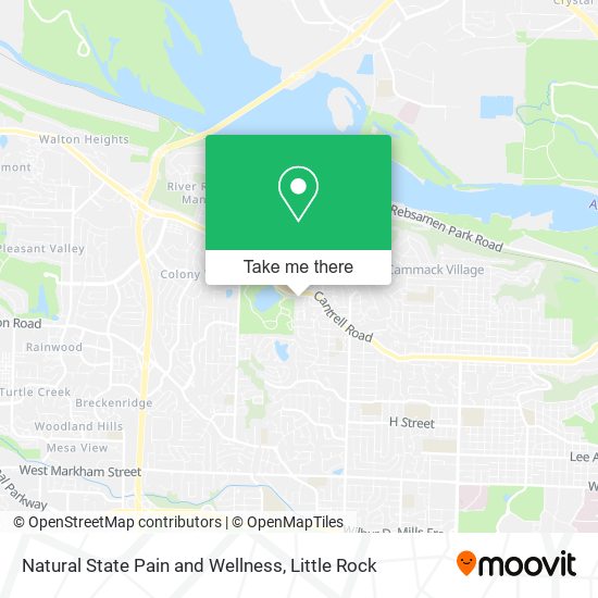 Natural State Pain and Wellness map