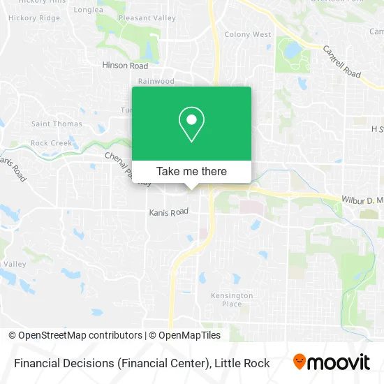Financial Decisions (Financial Center) map