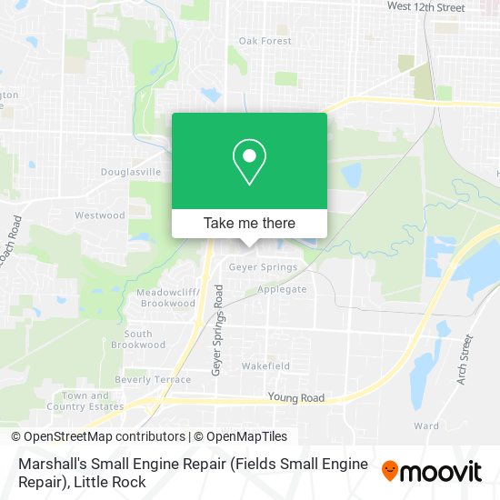 Mapa de Marshall's Small Engine Repair (Fields Small Engine Repair)