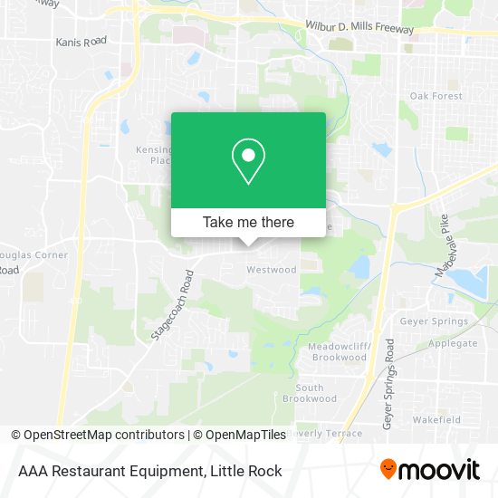 AAA Restaurant Equipment map