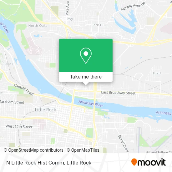 N Little Rock Hist Comm map