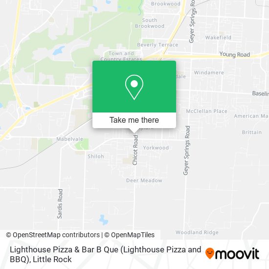 Mapa de Lighthouse Pizza & Bar B Que (Lighthouse Pizza and BBQ)