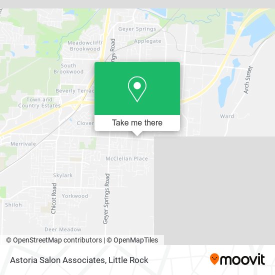 Mapa de Astoria Salon Associates