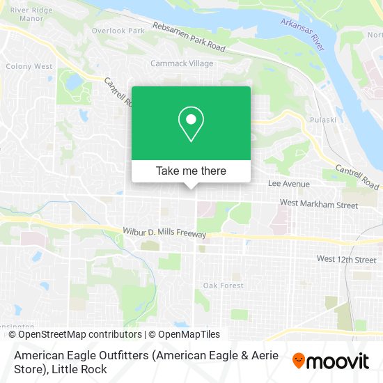Mapa de American Eagle Outfitters (American Eagle & Aerie Store)