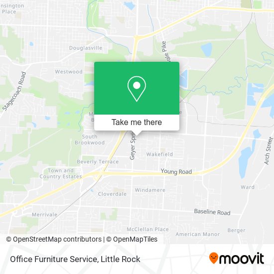 Office Furniture Service map