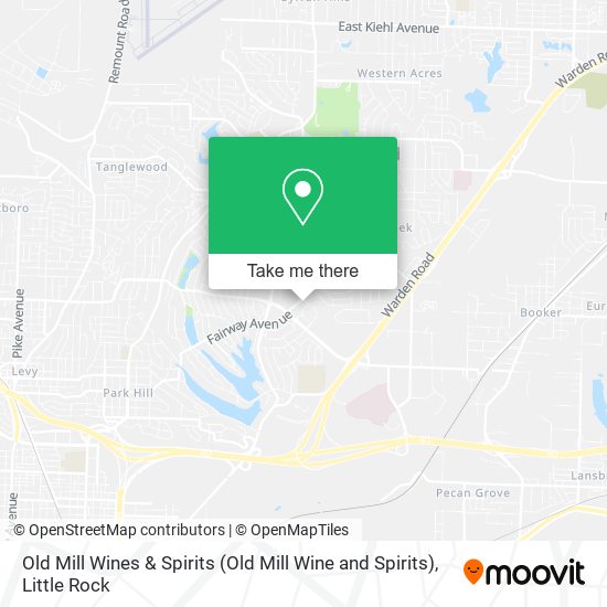 Mapa de Old Mill Wines & Spirits (Old Mill Wine and Spirits)